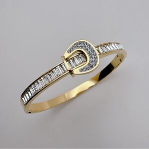 18K Women belt Bangle stainless steel